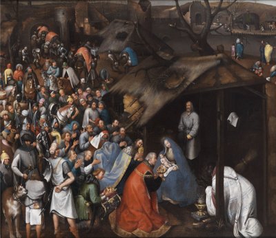 Workshop Adoration of the Child by Pieter Brueghel the Younger